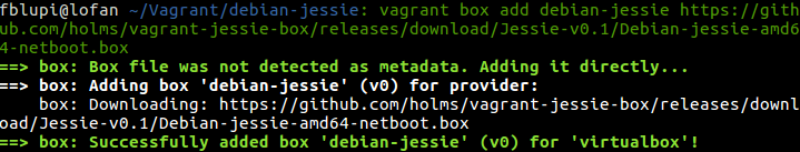 Vagrant Add